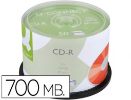 50 CD-R Q-Connect 700MB 52x 80 minutos